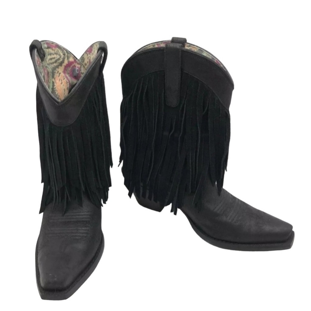 *VERY RARE HTF* Ariat Gold Rush Boots in Black Size 6 *NWOT*--not made anymore--
